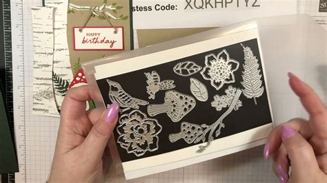 Create A Whimsical Card Using Iconic Dies And Birch Background Stamp