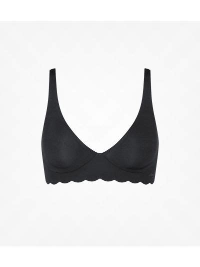 Sloggi Zero Microfibre 2 0 H Soft Bra Γυναικείο Bralette Μαύρο