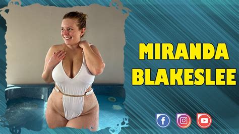 Miranda Blakeslee Beautiful Plus Size Model Curvy Fashion Model