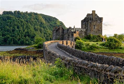 Eilean Donan Castle On Loch Duich Dornie Scotland Stock Photo Image