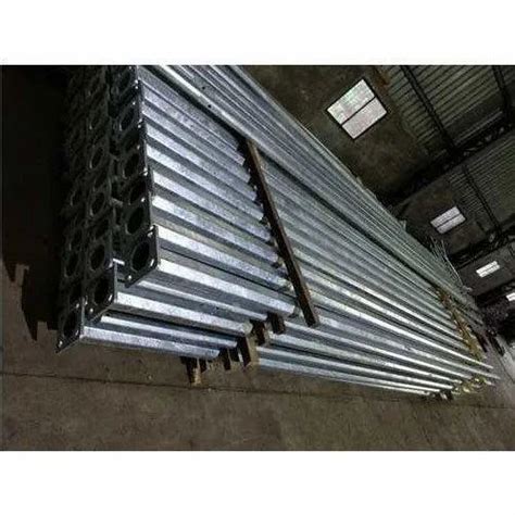 Mild Steel Single Arm Hot Dip Galvanized Octagonal Pole For Highway At Rs 9200 Piece In Sahibabad