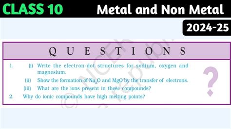 Write The Electron Dot Structures For Sodium Oxygen And Magnesium