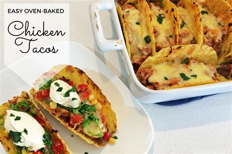 Easy Oven Baked Chicken Tacos Mumslounge