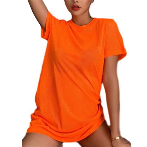 Wsevypo Women S Sheer Bikini Cover Up Swimwear Summer Beach Mini Dress Walmart