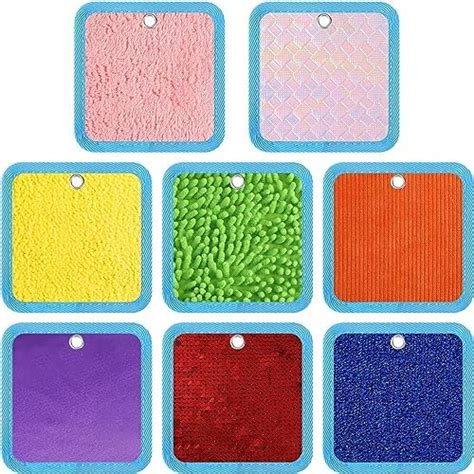 8 Set Sensory Mini Mats Assorted Textured Play Mat Sensory