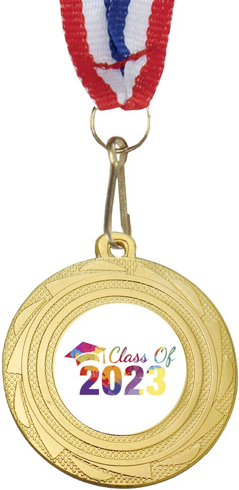 Class of 2023 Centre Fusion Medal Gold with Medal Ribbon 45mm (1.75")