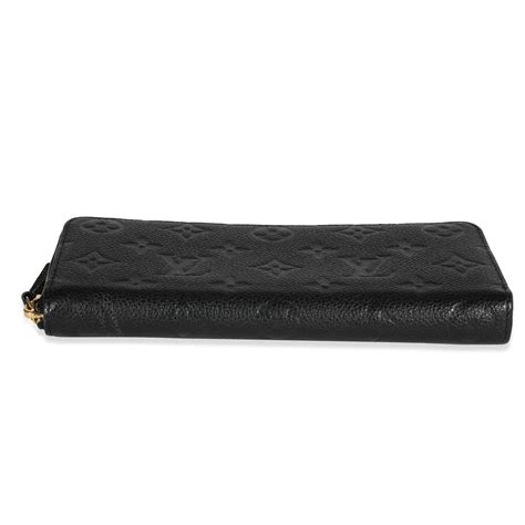 Louis Vuitton Black Monogram Empreinte Leather Clémence Wallet Mygemma Item 118105