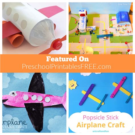 Easy Airplane Crafts And Activities For Preschoolers Free Preschool