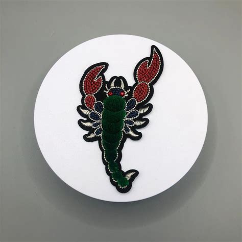 Scorpion Patch High Quality Patch Toothbrush Embroidery Etsy In 2024