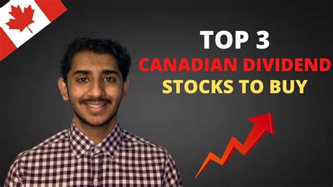 Top 3 Canadian Dividend Stocks To Buy Canadian Dividend Investing Long Term Investing Youtube