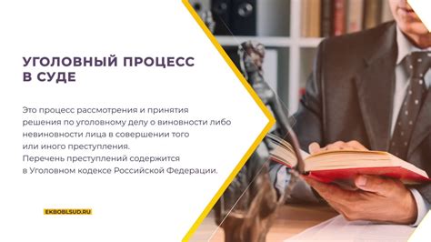 Что такое уголовный процесс? - YouTube