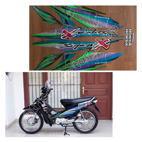 Jual Sticker Striping Stiker Lis List Polet Body Motor Honda Supra X 03