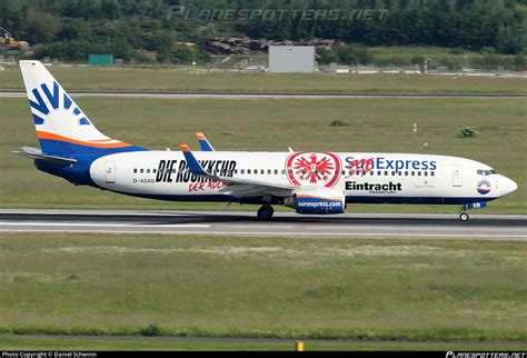 D ASXB SunExpress Germany Boeing 737 8Z9 WL Photo By Daniel Schwinn