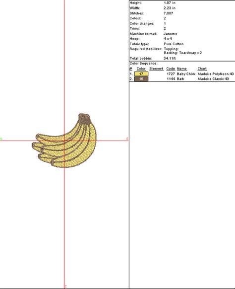 April 2022 Design Of The Month Machine Embroidery Design Banana Bread