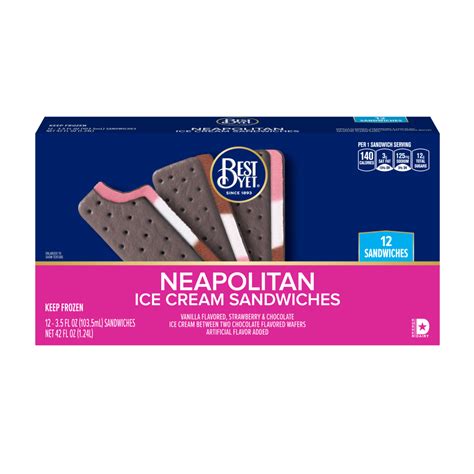 Neapolitan Ice Cream Sandwiches Best Yet Brand