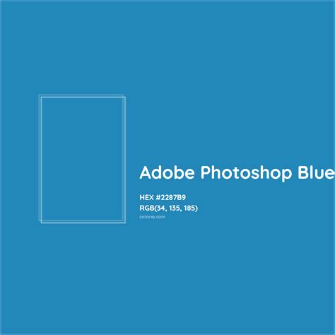 About Adobe Photoshop Blue Color Color Codes Similar Colors And