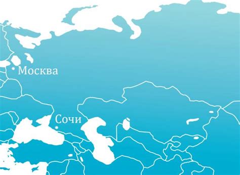 Где находится Сочи на карте России? Подробная карта города Сочи