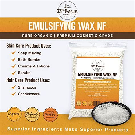 Non Gmo Emulsifying Wax Nf Pastilles Sizes 8 Oz To 2 Lbs 100