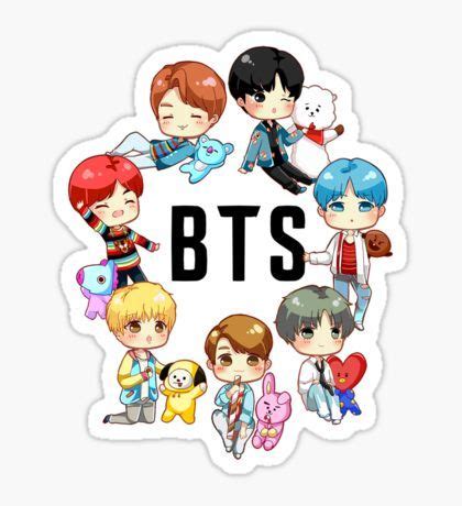 Pegatinas Bts Pegatinas Bonitas Bts Chibi Pegatinas