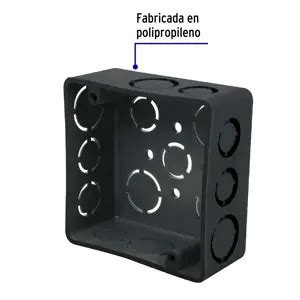 45004 CCH 4X4P TRUPER Caja cuadrada 4 x 4 plástica Volteck