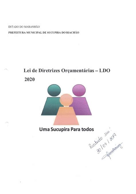 Pdf Lei De Diretrizes Or Ament Rias Ldo Incluso Projeto De