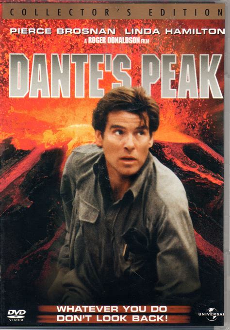 “DANTE’S PEAK” DVD: Pierce Brosnan, Linda Hamilton, Charles Hallahan, Roger Donaldson. * 2 ITEMS ...