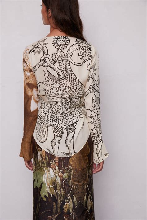 Triptych Wrap Dress Grover Rad