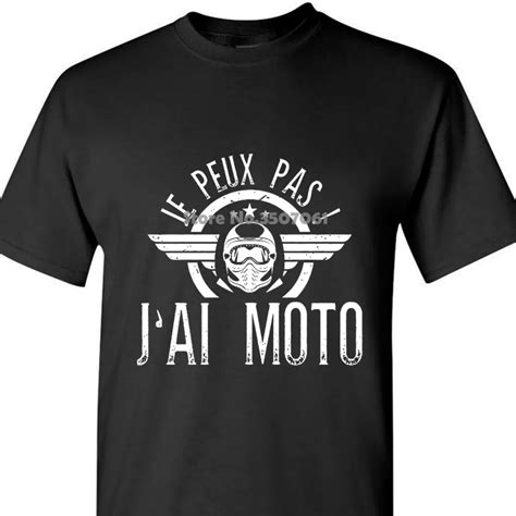 Men S Novelty Slogan T Shirt Motards Jpeux Pas Jai Moto Tshirts Short