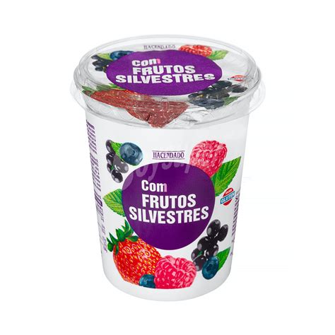 Hacendado Yogur Cremoso Trozos Frutos Silvestres U 500 G