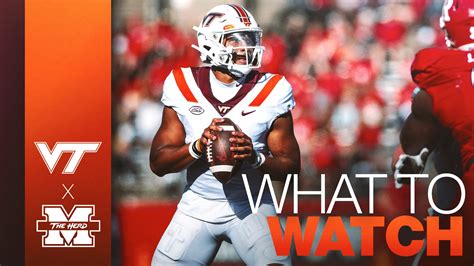 What To Watch Virginia Tech Vs Marshall Virginia Tech Athletics