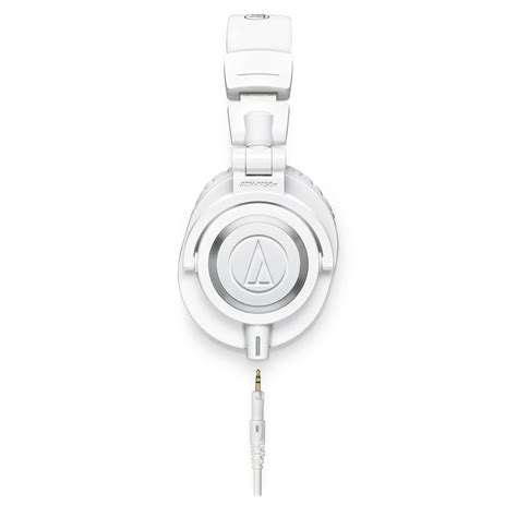 Audio-Technica ATH-M50XWH white headphones - GoKnight