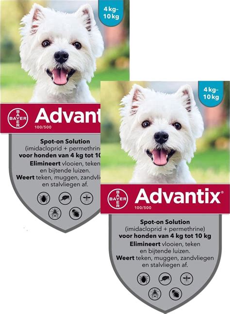 Bayer Advantix Vlooien Teken Pipetten Hond Tot Kg X Stuks