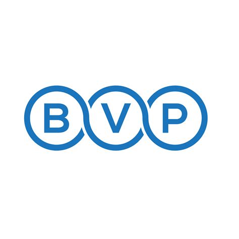 Bvp Letter Logo Design On White Background Bvp Creative Initials