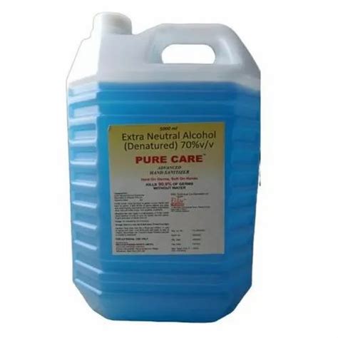 Ltr Pure Care Alcohol Based Hand Sanitizer At Rs Jar Alcohol