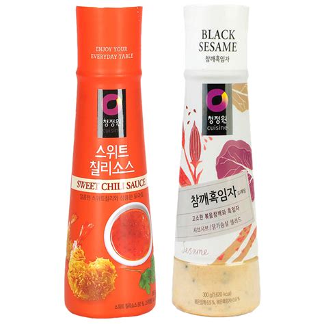 Соус Sweet Chili Sause (сладкий чили) 365г, Соус Black Sesame Dressing ...