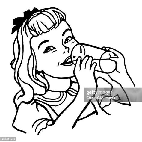 Kids Drinking Milk High Res Illustrations Getty Images