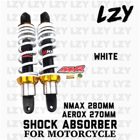 2PCS MHR Racing NMAX 280mm AEROX 270mm Lowered Rear Suspension Shock