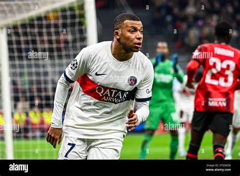 Kylian Mbappé of PSG Paris Saint Germain FC looks on during the UEFA