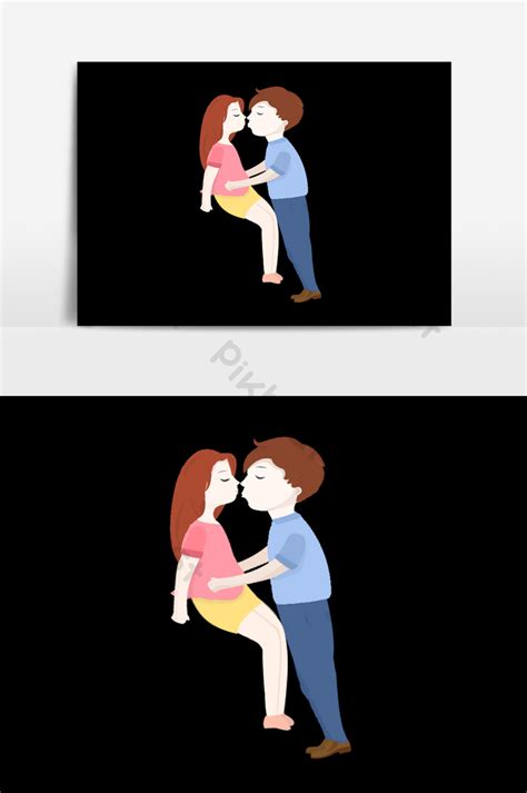 Couple Hugging Kissing Illustration Psd Free Download Pikbest