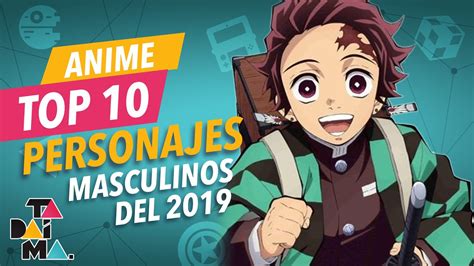 TOP 10 Anime Los Mejores Personajes Masculinos Del 2019 YouTube