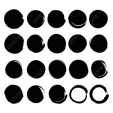 Abstract Circle Design Vector Art Png Abstract Grunge Circles For