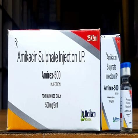 Amikacin Sulphate Injection IP 500 Mg At Rs 18 99 Piece Amikacin