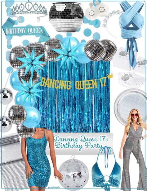 Dancing Queen 17th Birthday Party Ideas In 2023 17th Birthday Party