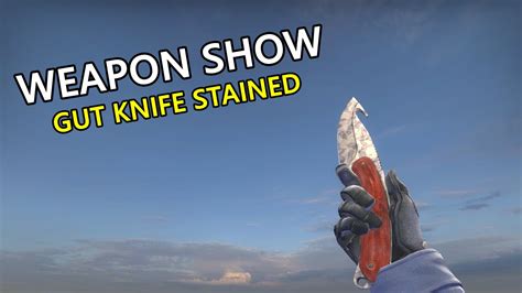 CS GO GUT KNIFE STAINED FINALMENTE UMA FACA Counter Strike