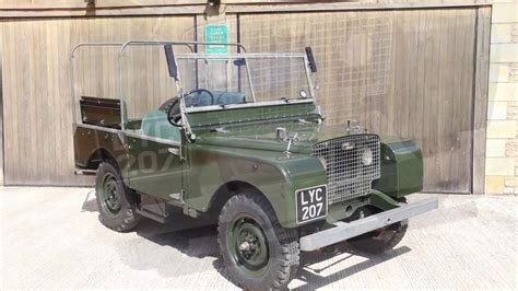 Lot 47 1949 Land Rover Series I 80 Inch YouTube