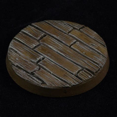 40mm 5 Wood Plank Custom Scenic Resin Miniature Base Fantasy