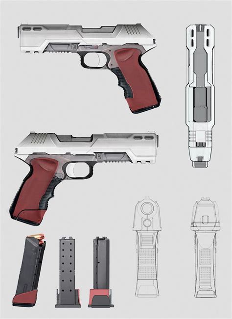 Pistol Concept Art