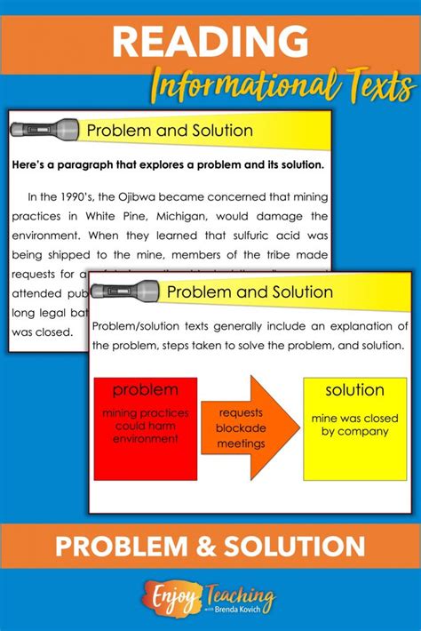 Problem Solution Text Structure Graphic Organizer