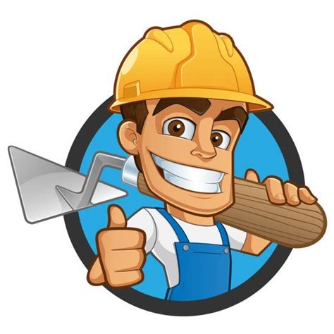 A Smiling Construction Worker Holding A Hammer And Giving The Thumbs Up