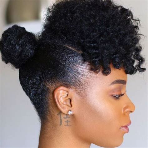 Mod Les De Coiffures Afro Sans Rajouts Natural Hair Updo Natural Hair